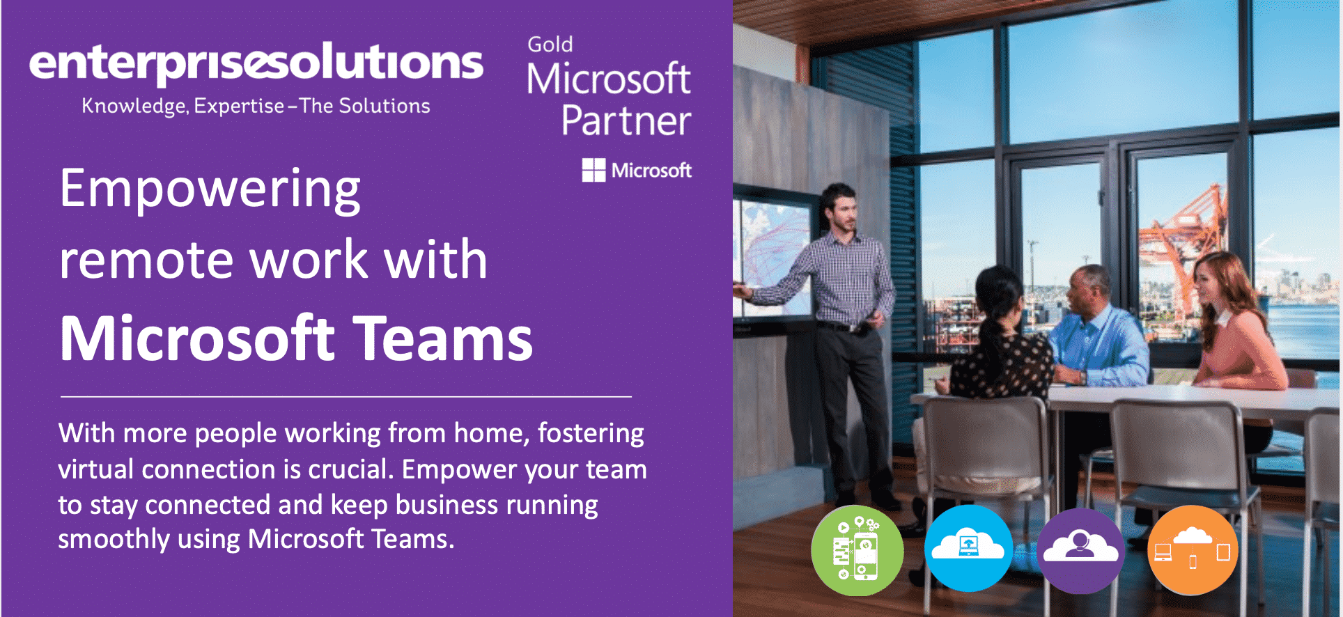Empowering remote work with Microsoft Teams Infographic