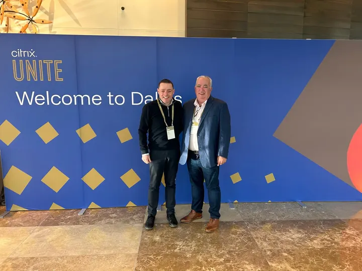 Derek and Ken at the Citrix Unite conference