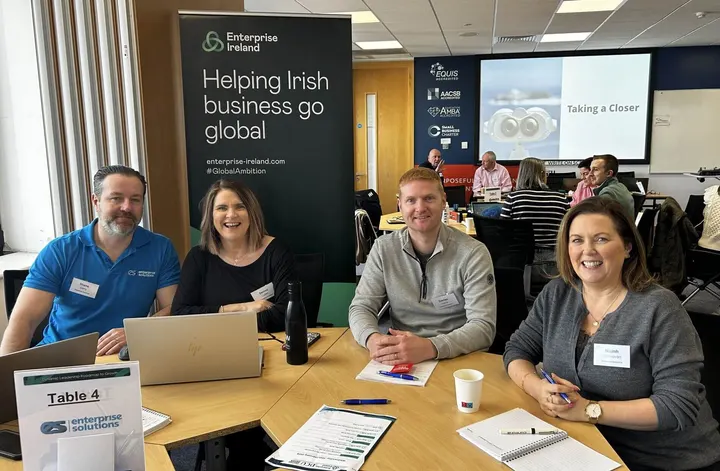 The leadership team at Enterprise Ireland's Dynamic Leadership programme