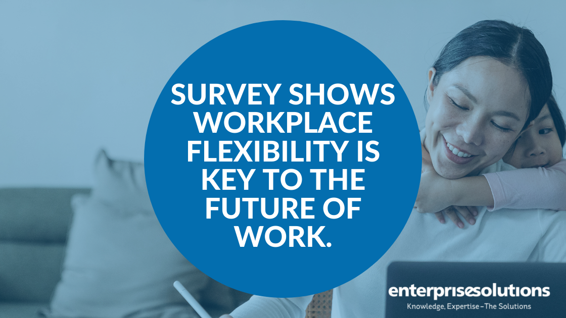 Survey shows Workplace flexibility is key to the future of work.